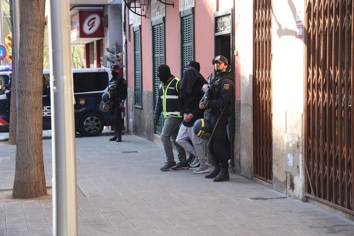 La Policía Nacional despliega una operación antiterrorista en Palma