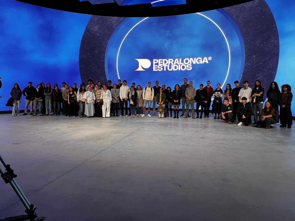 Visita al estudio virtual de la Ciudad de las TIC.