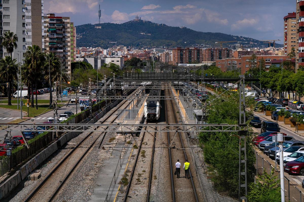 En la estación Bellvitge-Gornal de Rodalies quedó gente varada