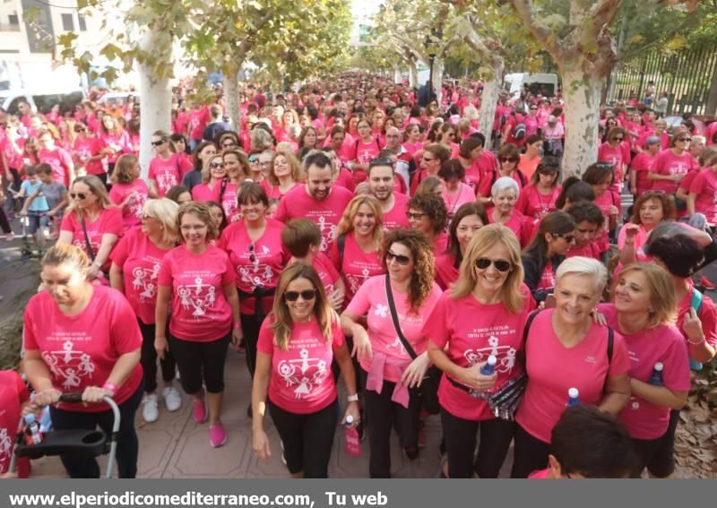 Marcha contra el cáncer de mama en Castellón