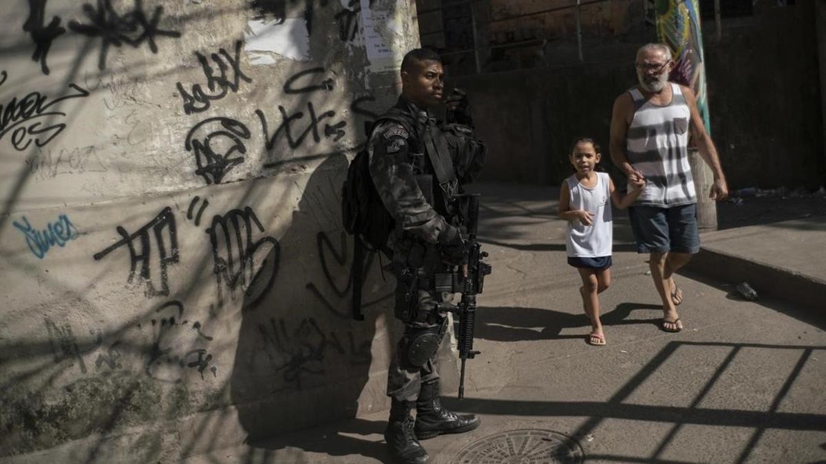 Operación policial en Río de Janeiro.