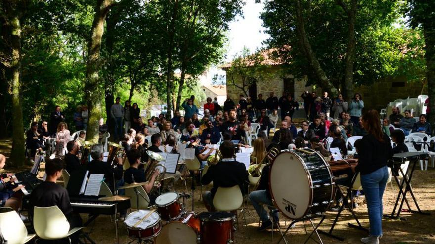 Un momento do concerto de onte. | G.N.