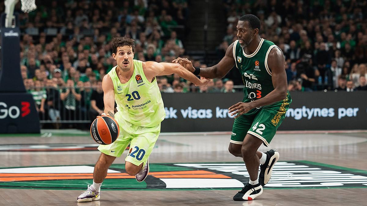Laprovittola during the match between Zalgiris Kaunas and Barça de la Euroleiga