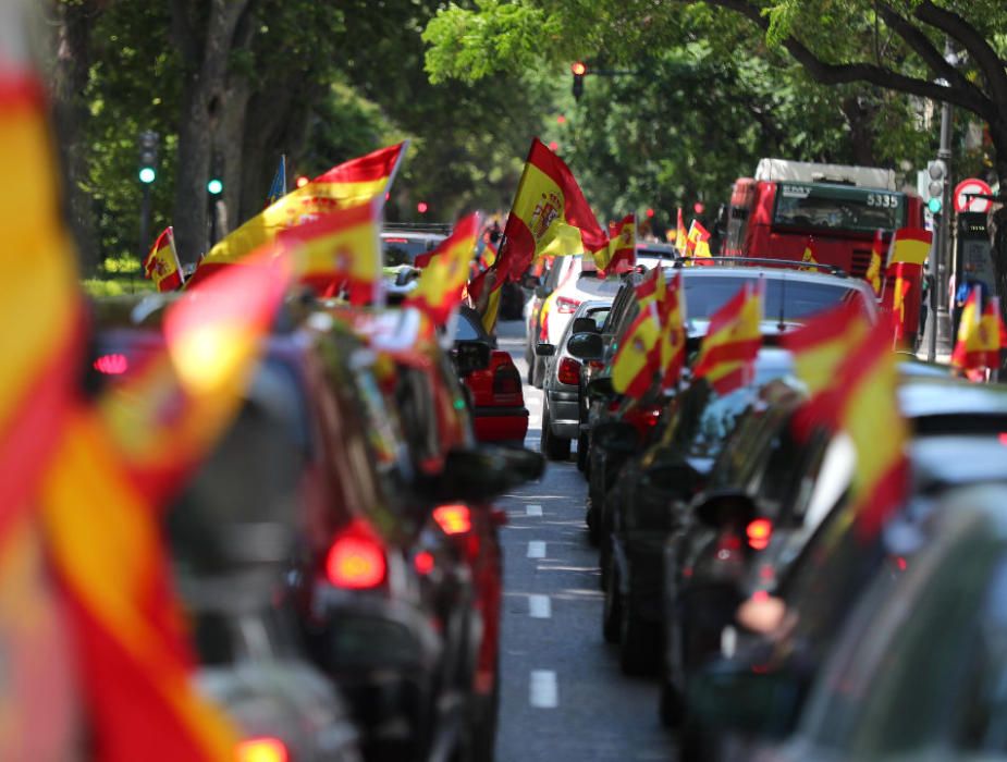 Manifestación contra el Gobierno convocada por Vox en Valencia