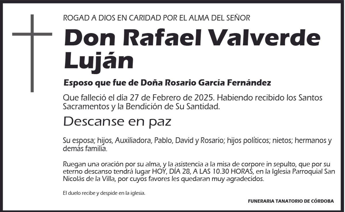 Rafael Valverde Luján