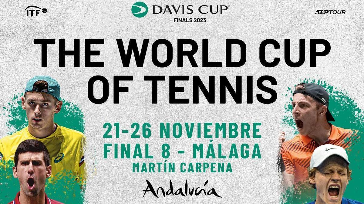 La Copa Davis se celebra en Málaga del 21 al 26 de noviembre.
