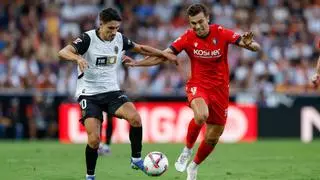 Osasuna suma su primer punto como visitante en Mestalla