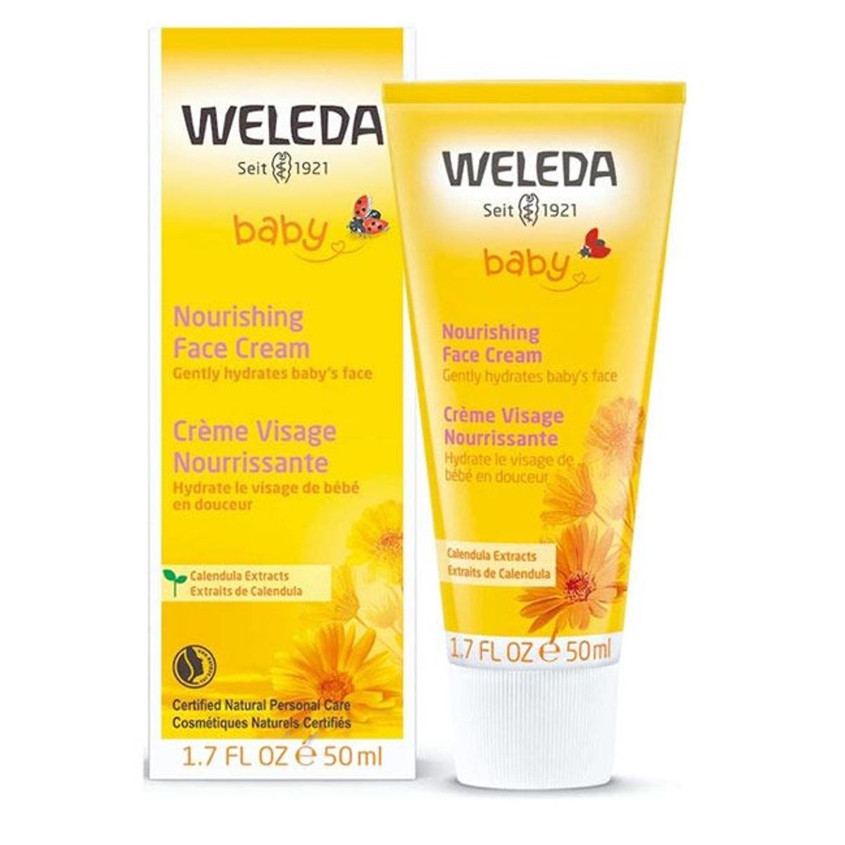 Crema facial para bebés, de Weleda