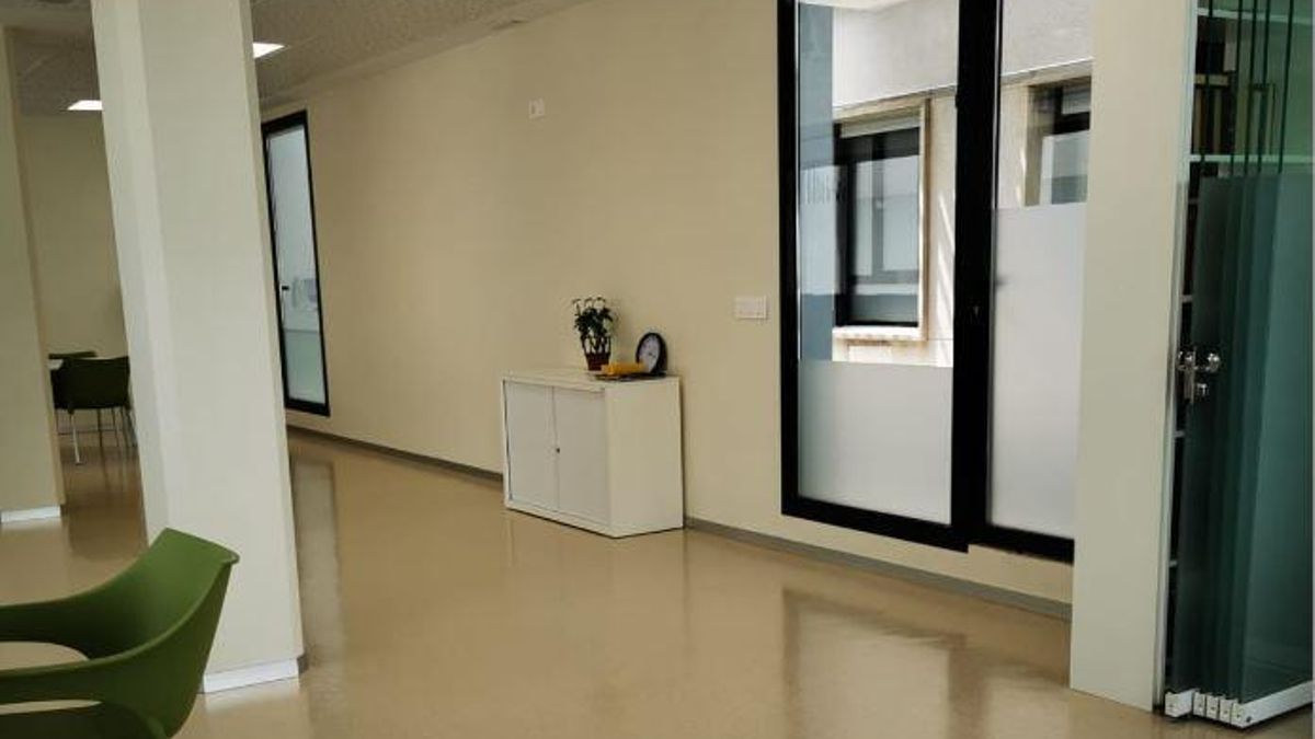 Sala de estar de la nueva Unidad de Psiquiatría del Morales Meseguer.