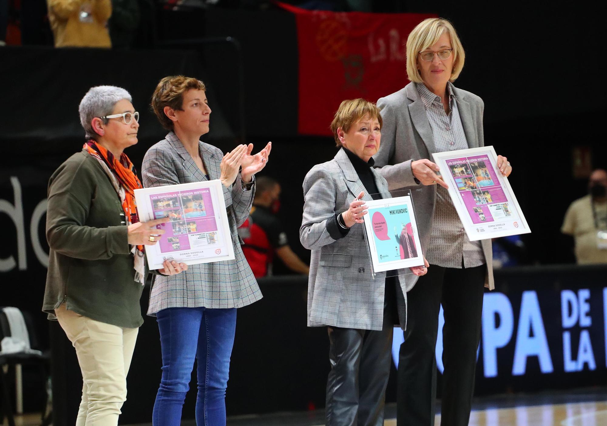 Semifinal de la Copa de la Reina entre el Valencia Basket y el Spar Girona