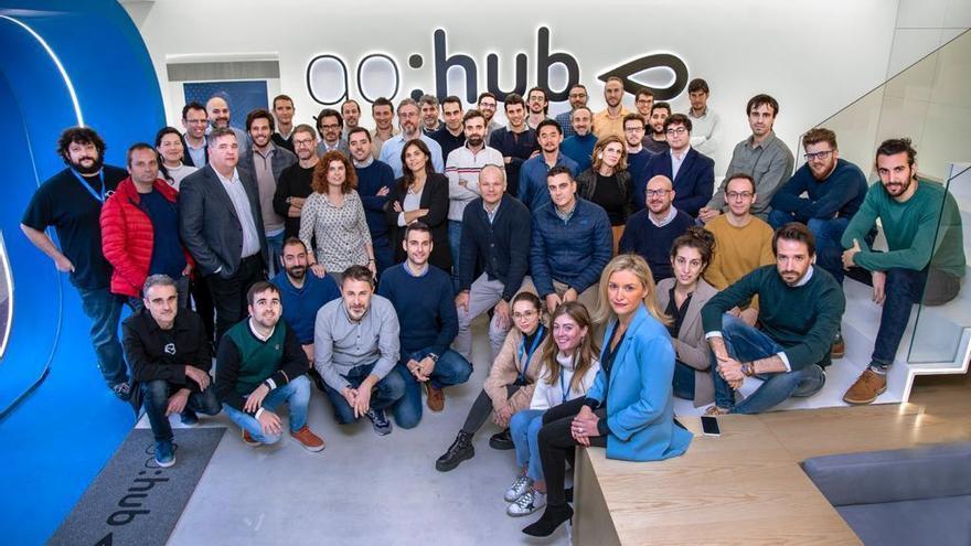 Las empresas participadas en la sede de GoHub, la aceleradora de Global Omnium.