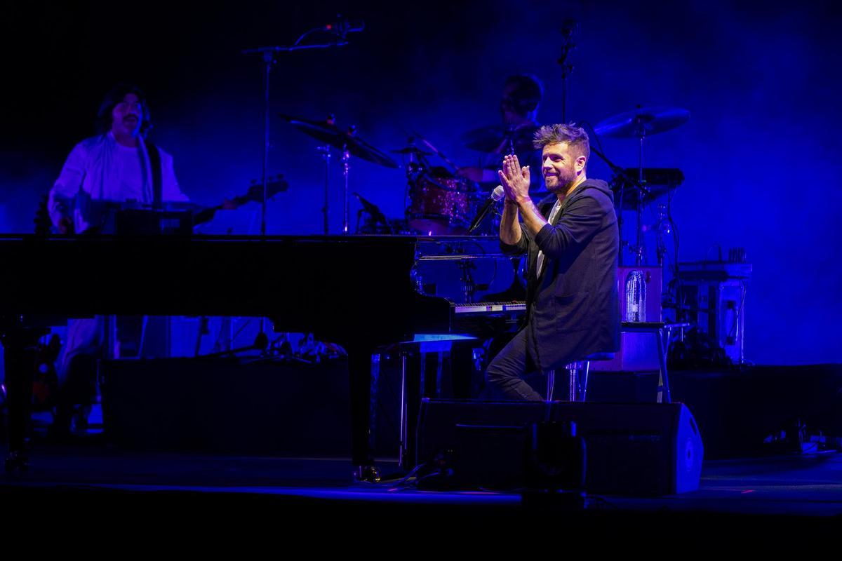 Pablo López, durante una actuación de su última gira este año.