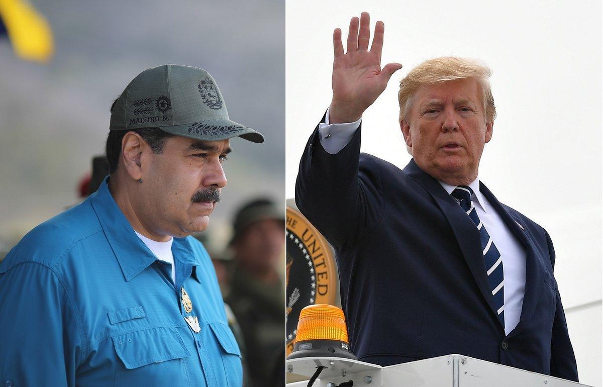 Comdo de Nicolás Maduro y Donald Trump