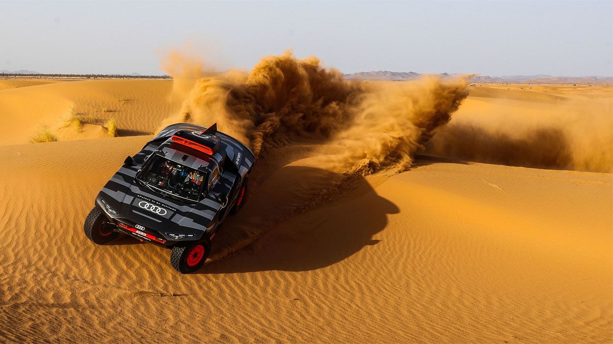 El Audi RS Q e-tron ya se ha puesto prueba en las dunas