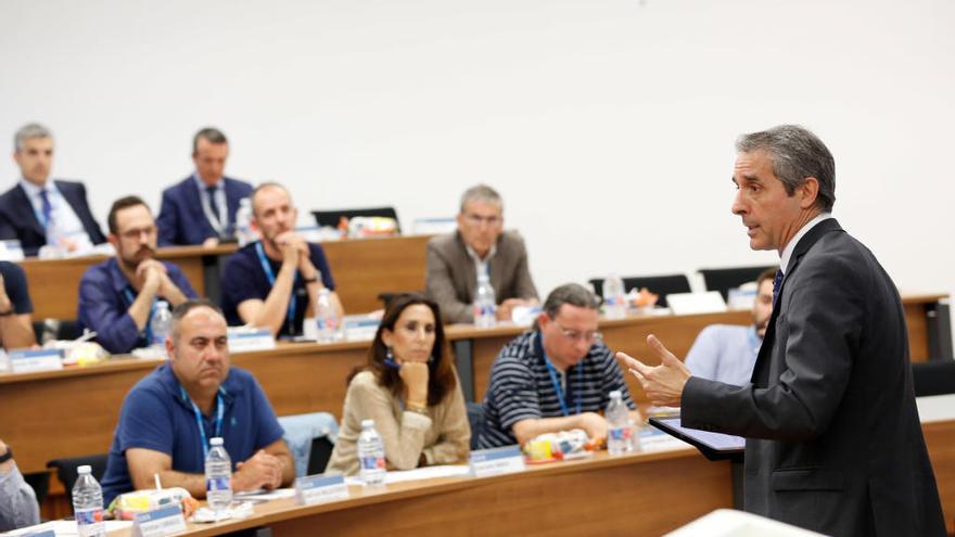 El director territorial de CaixaBank en la Comunitat Valenciana, Bibiano Martínez, en EDEM