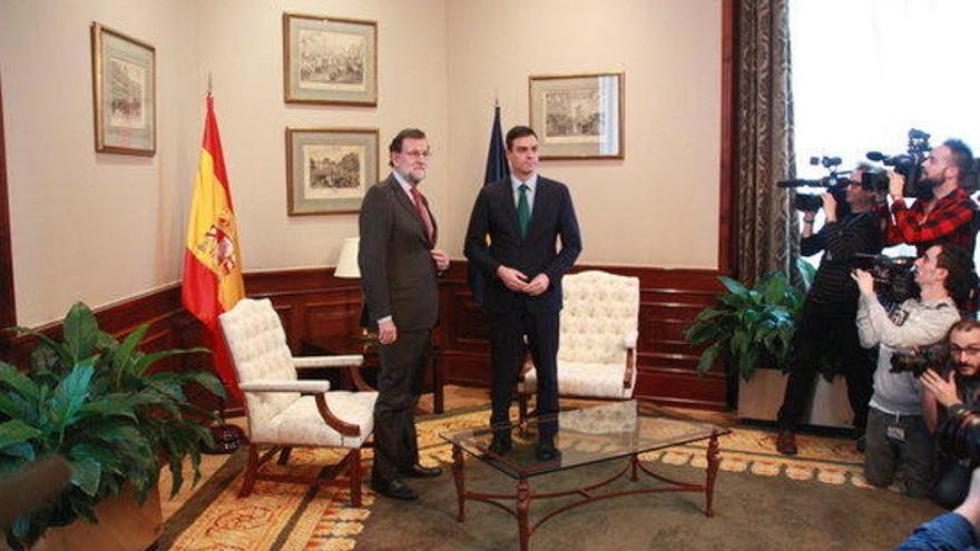 Mariano Rajoy i Pedro Sánchez.
