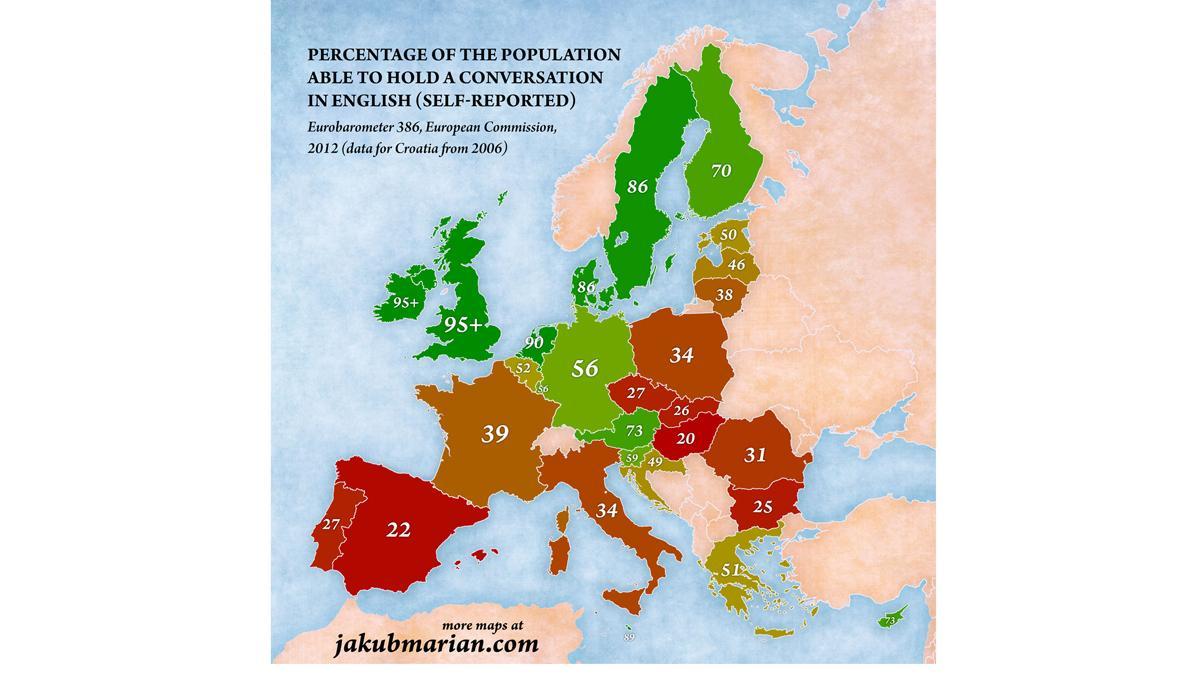 Mapa conversación en inglés