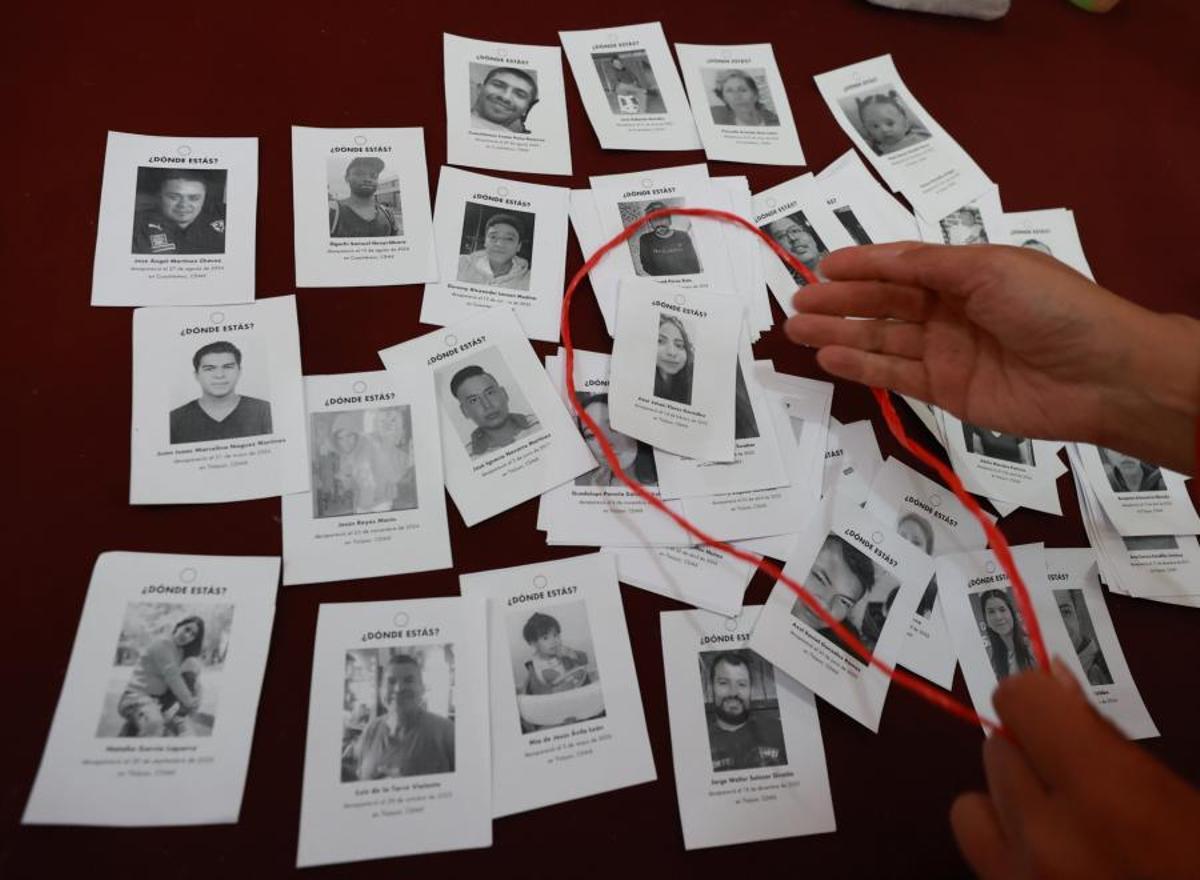 Algunas de las personas desaparecidas en México