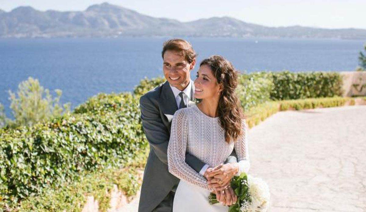 Rafa Nadal y Mery Perelló publican las fotografías oficiales de su boda