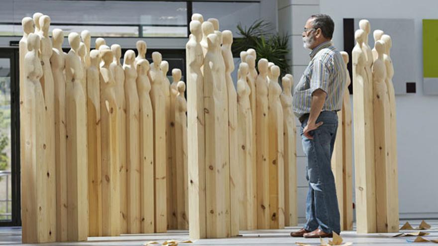 El escultor Félix Reyes Arencibia repasa su trayectoria en ‘Miradas a la colección’