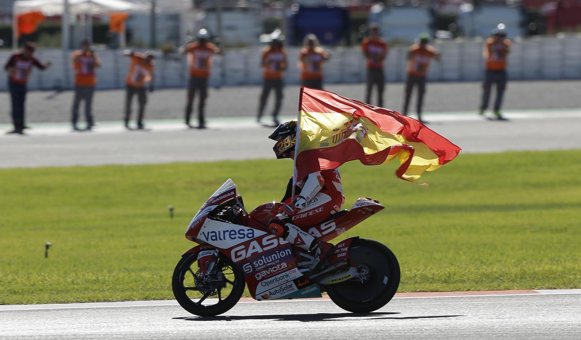 Las celebraciones de los campeones