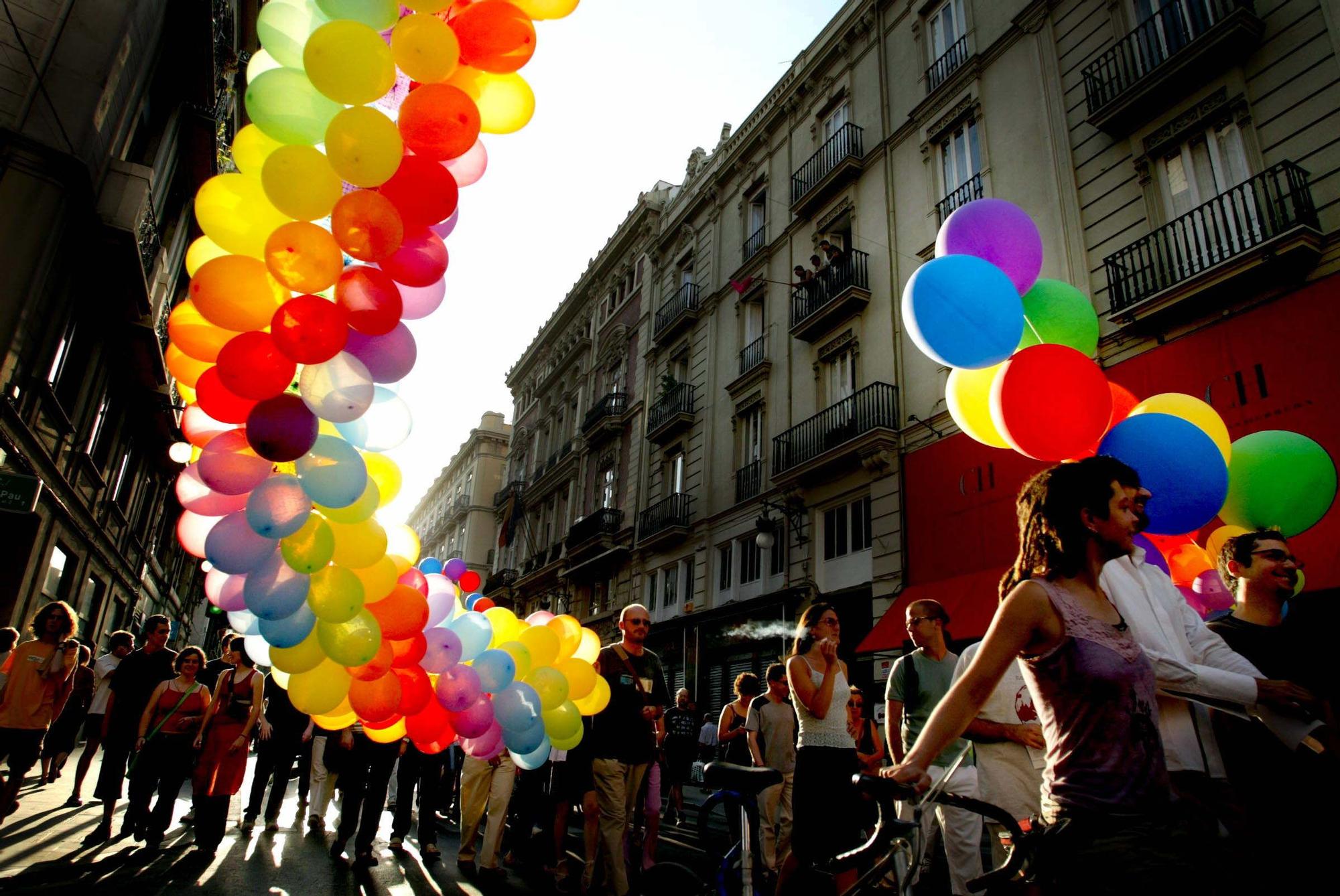 Orgullo LGTB en València en 2002