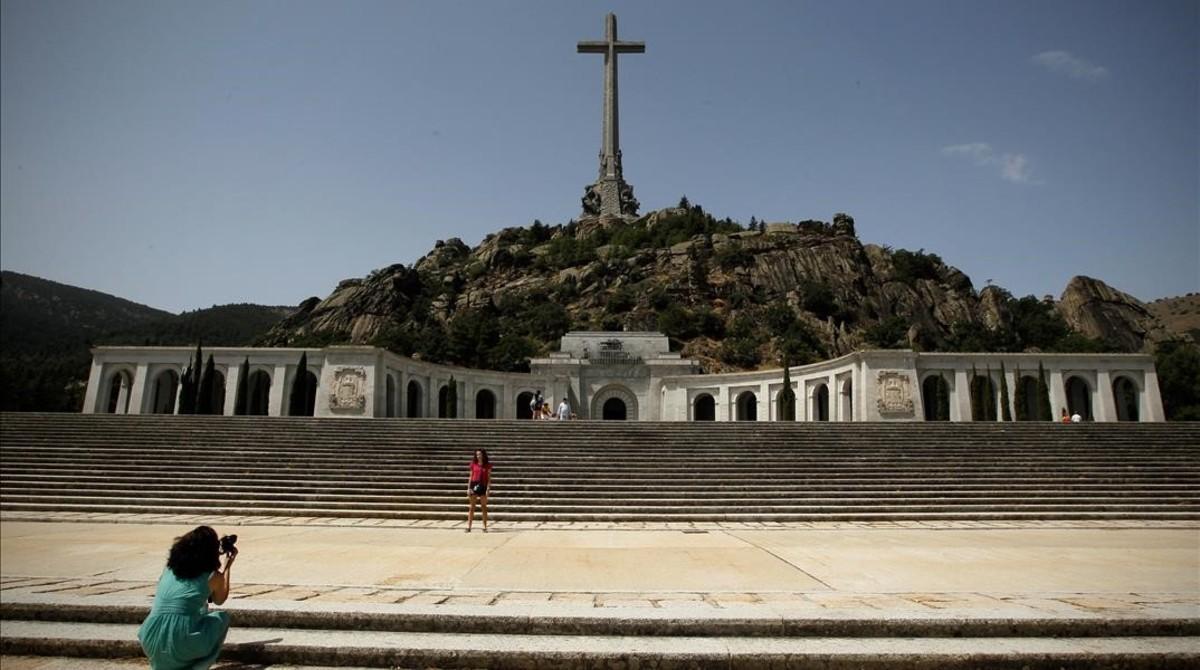 Turistas en el Valle de los Caídos. 