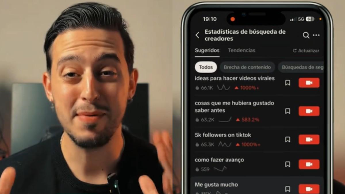 Gabri Molina compartiendo consejos en TikTok