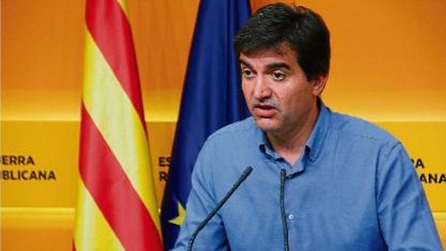 El portaveu d&#039;ERC, Sergi Sabrià, es mostra convençut que hi haurà acord sobre la presidència de Catalunya.