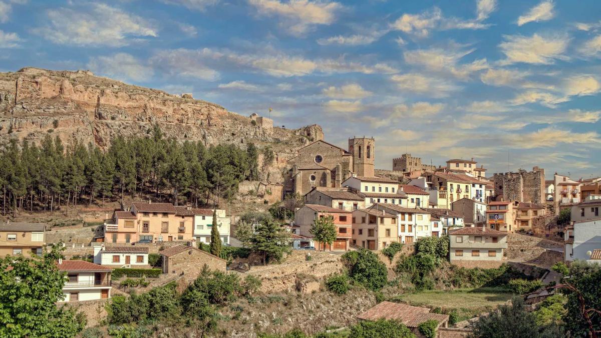 Vista áerea de Alpuente, uno de los municipios beneficiados por la nueva subvención de la Diputació de València.