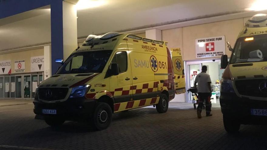 Una vez asistido y estabilizado por el equipo del SAMU 061, el joven fue trasladado al Hospital de Formentera