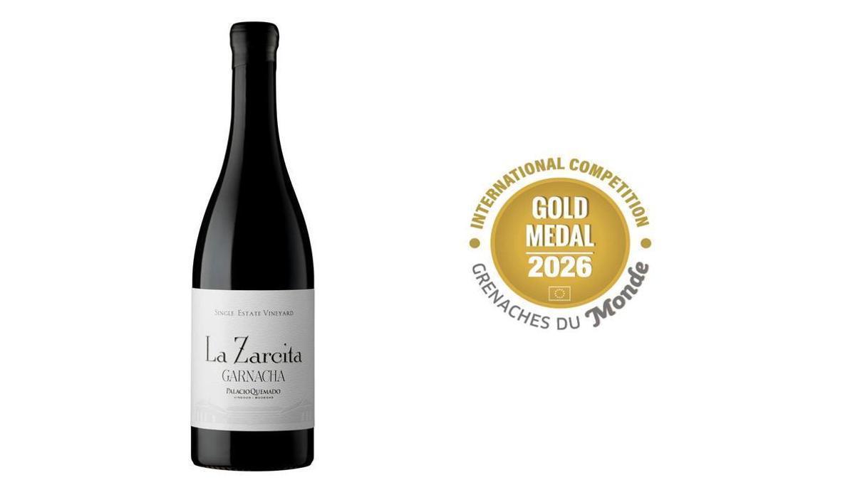 La Zarcita Garnacha 2022 obtiene la Medalla de Oro en el concurso internacional Grenaches du Monde 2026