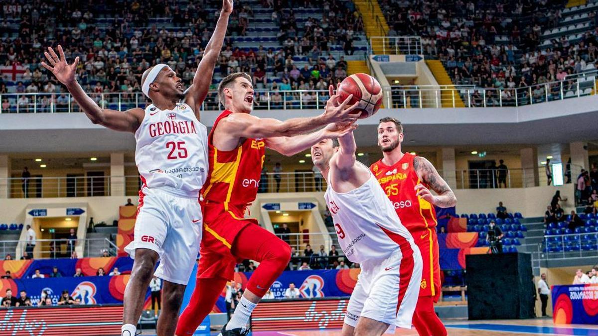 España cayó en su visita a Georgia en un final emocionante y con prórroga