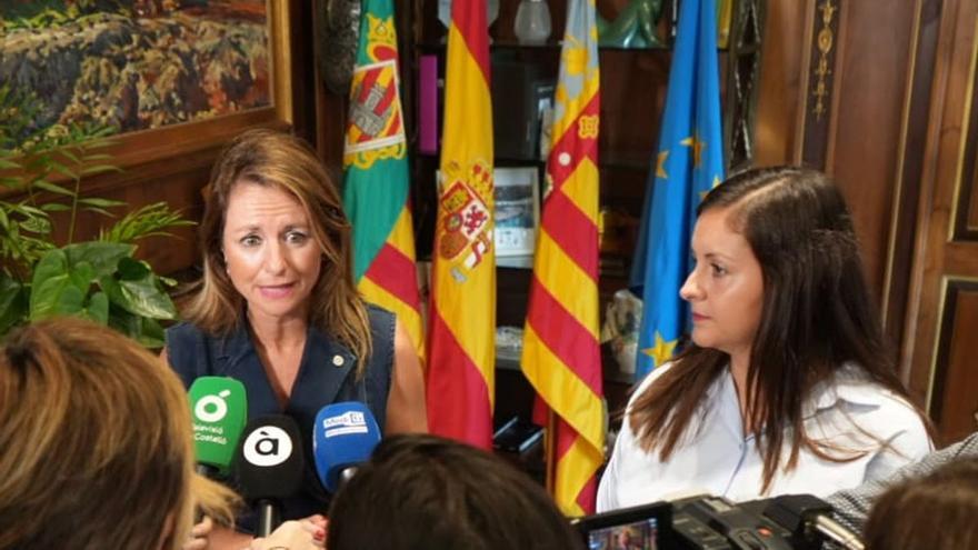 Comparecencia de la alcaldesa, Begoña Carrasco, ante el crimen ocurrido en Castelló.