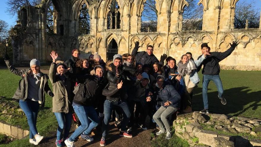 Alumnos del Sant Josep Obrer en Sheffield