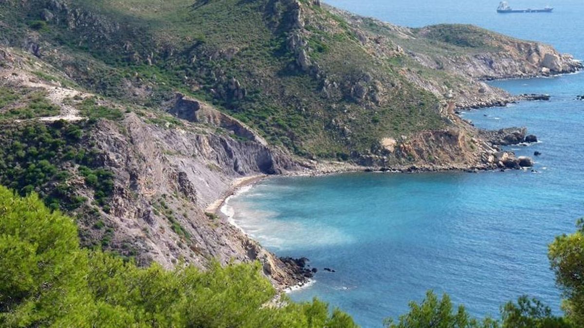 Playa de Fatares, Cartagena, donde se produjo la emergencia.
