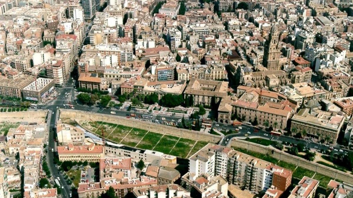 Glorieta y centro de Murcia