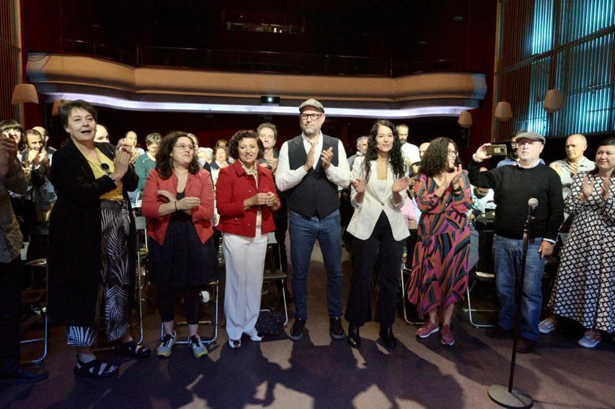 Acto electoral de Compostela Aberta en las municipales de 2023