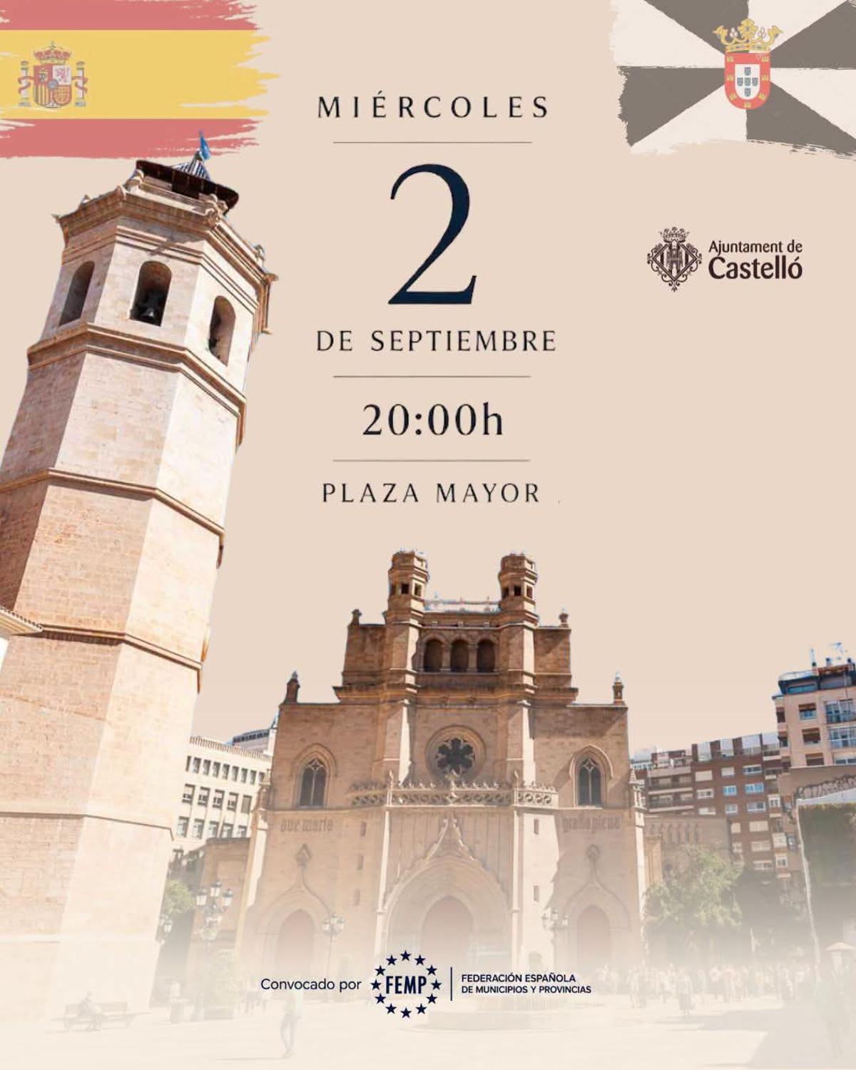 Convocatoria de la Federación Española de Municipios y Provincias (FEMP) en Castelló.