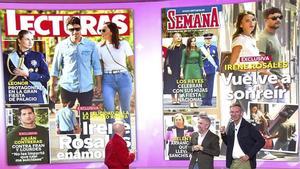 Portadas de Irene Rosales y su nuevo novio