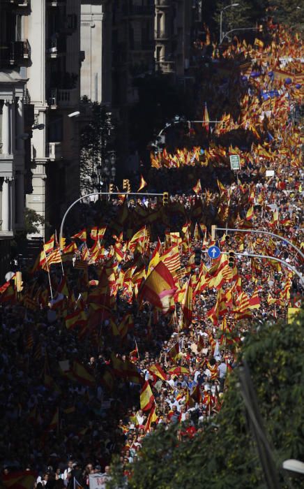 Manifestación en Barcelona por la unidad de España