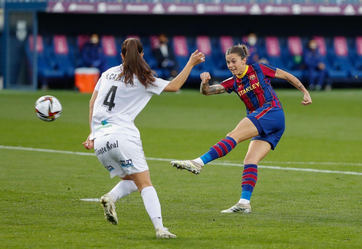 Final de la Copa de la Reina el 13/2/2021 en La Rosaleda (Málaga). El Barça ganó 3-0 Final de la Copa de la Reina el 13/2/2021 en La Rosaleda (Málaga). El Barça ganó 3-0