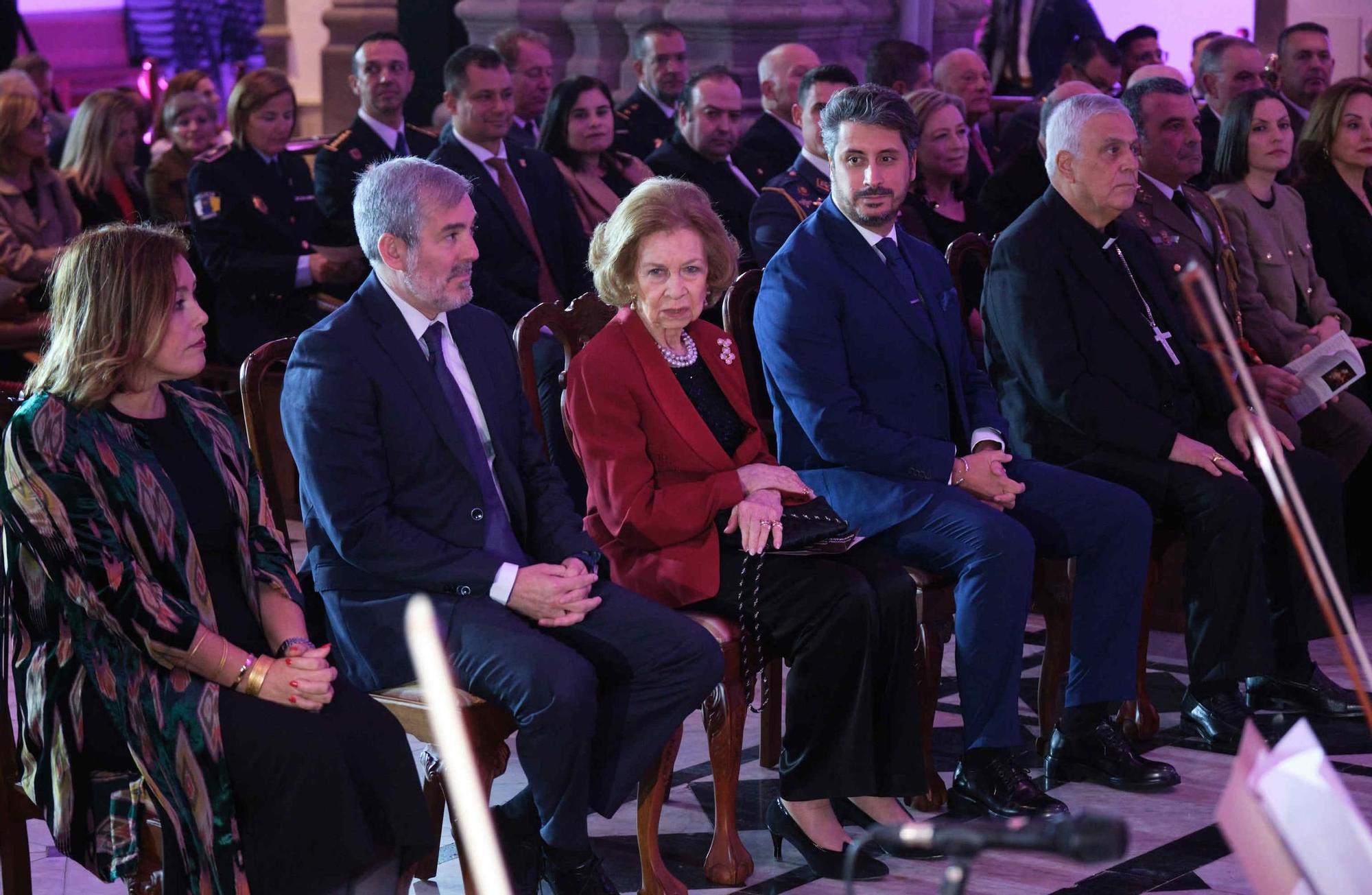 La reina emérita Doña Sofía asiste al concierto del 30 aniversario del Grupo de Ciudades Patrimonio de la Humanidad