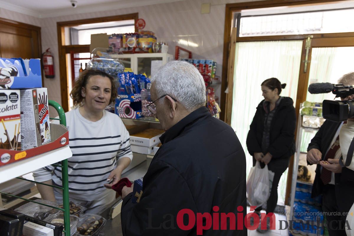 Corporación, Cofradía y Bandos realizan la 'Pedimenta' en Caravaca