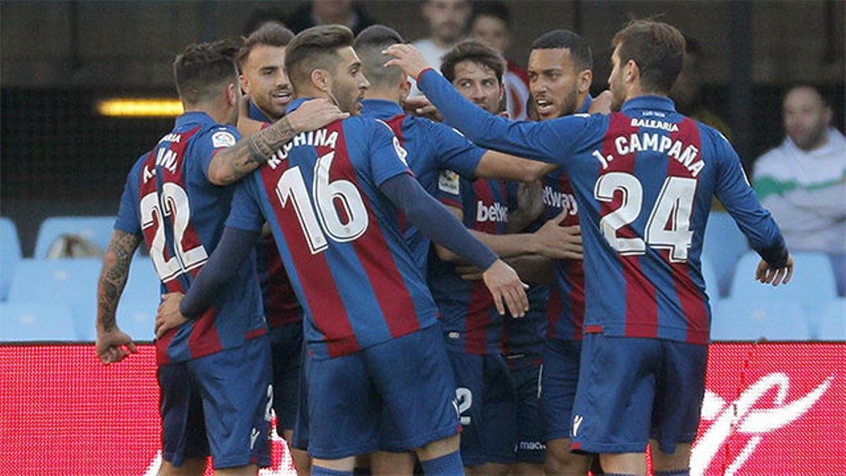 Así fue la goleada del Levante que deja hundido al Celta