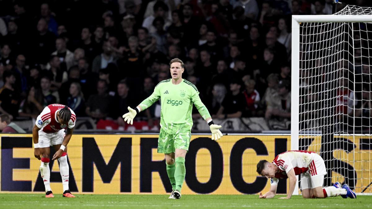 Ter Stegen, noche decepcionante con el Ajax