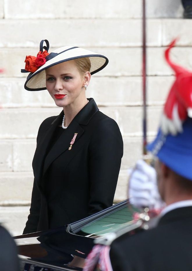 El look de Charlene de Mónaco en el Día Nacional de Mónaco
