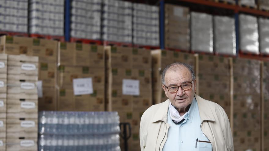 Frederic Gómez, president del Banc d&#039;Aliments: «M’ha dolgut no poder donar menjar a la gent que ve al magatzem»