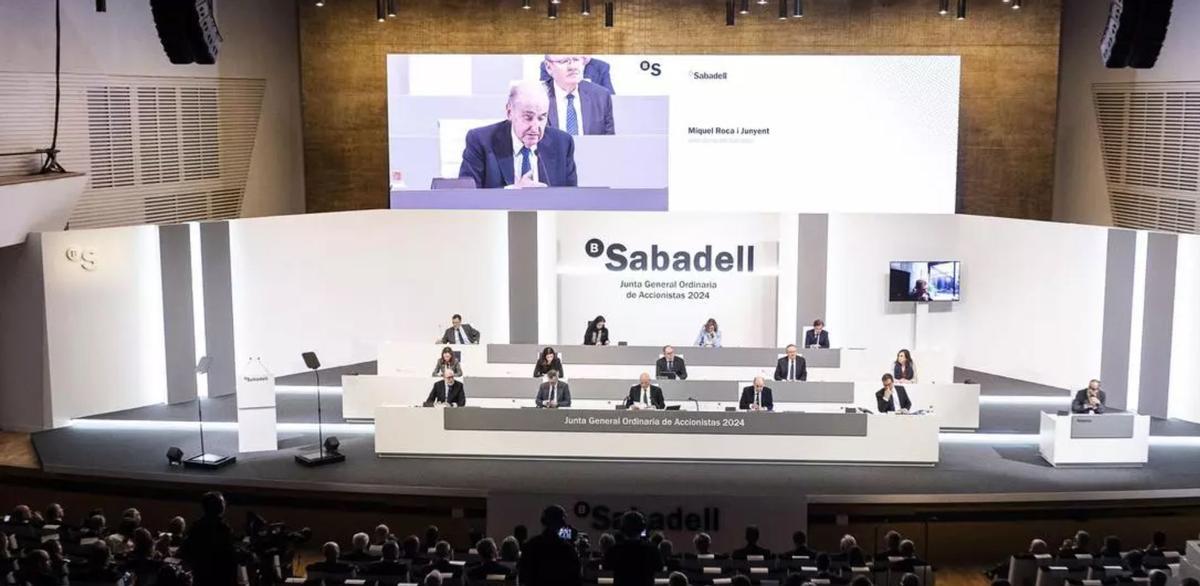 Imagen de la reciente junta general de accionistas celebrada por Banco Sabadell en Alicante
