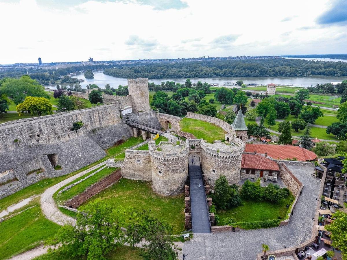 Fortaleza de Kalemegdan, Belgrado, Serbia, Los viajes de Tintín